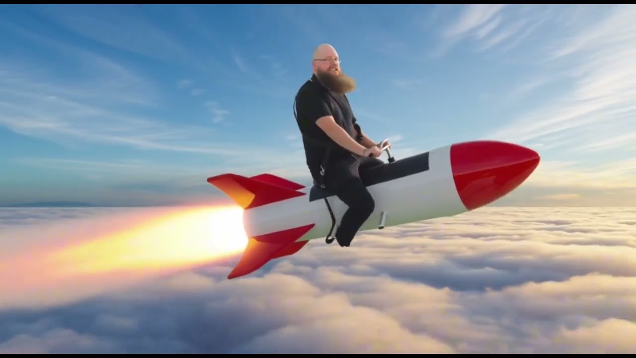 Scene from the Ride with Me music video